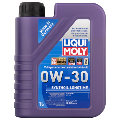 Синтетическое моторное масло Synthoil Longtime 0W-30 - 1 л